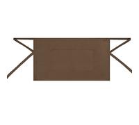 MISEMIYA - SHORT APRON WITH POCKET 40mmx70mm FRONT KITCHEN FRONT WOMAN HOME RESTORATION Bakery Ref.860, brown