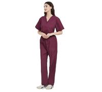 MISEMIYA - Uniforms Unisex Scrub Set - Medical Uniform with Scrub Top and Pants - Ref.6801-6802 - Small, Garnet 68