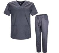 MISEMIYA - Uniforms Unisex Scrub Set - Medical Uniform with Scrub Top and Pants - Ref.8178 - Medium, Gray 21