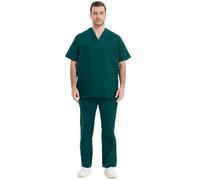 MISEMIYA - Uniforms Unisex Scrub Set - Medical Uniform with Scrub Top and Pants - Ref.8178 - Medium, Green