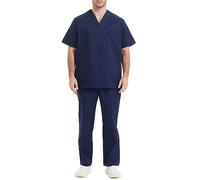 MISEMIYA - Uniforms Unisex Scrub Set - Medical Uniform with Scrub Top and Pants - Ref.8178 - Small, Navy Blue 21