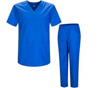 MISEMIYA - Uniforms Unisex Scrub Set - Medical Uniform with Scrub Top and Pants - Ref.8178 - X-Large, Royal Blue 21