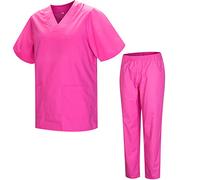 MISEMIYA - Uniforms Unisex Scrub Set - Medical Uniform with Scrub Top and Pants - Ref.8178 - XX-Large, Fuchsia 21