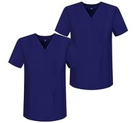 MISEMIYA Unisex_Adult Pack 2-Casaca Uniformes Sanitarios Scrub Top, Purple 68, XXL (Pack of 2)