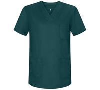 MISEMIYA Casaca Sanitaire Unisexe 817 Medical Service T-Shirt, Dark Green, XL