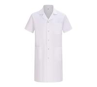 MISEMIYA - White LAB Coat Unisex - Doctors Coat - Medical Uniforms Q8162 - Small, White