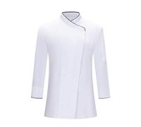 MISEMIYA - Women's Chef Jacket - Woman Chef Uniforms Women's Kitchen Jacket - Ref.703-3XL, Chef Jackets 703 - White