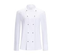 MISEMIYA - Women's Chef Jacket - Woman Chef Uniforms Women's Kitchen Jacket - Ref.848 - Small, Chef Jackets 848 - White