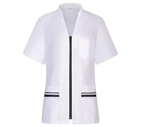 MISEMIYA - Work Clothes Lady Short Sleeves Medical Uniforms Scrub Top - Ref.712 - Small, Black 21