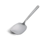 Misen Scraper Chef Spoon - 12 Inch Stainless Steel Cooking Spoon and Spatula Hybrid for Flipping Burgers Tossing Vegetables Scraping Pots Serving Casseroles and Everyday Kitchen Prep