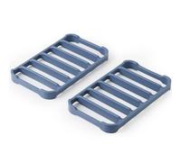 Misen Silicone Roasting Racks - Flexible 2-Piece Design, Maximum Airflow, Nonstick Surface, Easy to Clean, Perfect for Easy Sheet-Pan Dinners, No Scrubbing, High-Grade Silicone, Oven & Dishwasher Safe