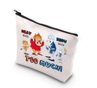 Miser Brothers Makeup Bag Miser Brothers Gifts Heat and Snow are Too Much Christmas Movie Zipper Pouch (Heat UK)