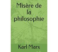 Misère de la philosophie
