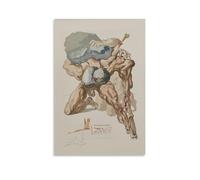 Misers And Squanderers By Salvador Dali Surrealist Posters Canvas Wall Art Picture Prints Hanging Photo Decor Home Artworks 08x12inch(20x30cm)