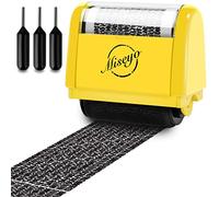 Miseyo Identity Theft Protection Roller Stamp Set - Yellow (3 Refill Ink)