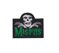 Misfit Misfits Skeleton Patch Badge Embroidered Iron on Applique Souvenir Accessory