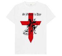 Misfits-Apparel St George's Cross Kids Womens Mens T Shirt XL Black