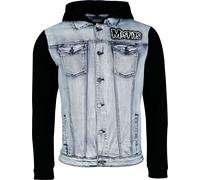 Misfits EMP Signature Collection Jeans Jacket light blue black 3XL