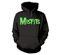 Misfits 'Glow Jurek Skull' (Black) Pull Over Hoodie (Large)