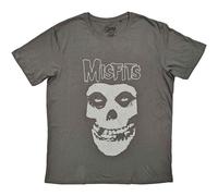 Misfits Logo & Fiend T-Shirt in Grey | Size: Medium Misfits Grey M