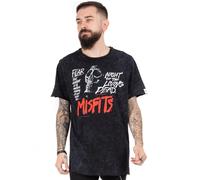 Misfits Men's Adult Short Sleeved T-Shirt (Black) in Black | Size: Small Misfits Black S