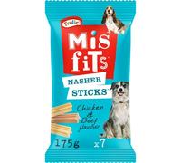 Misfits Nasher Sticks Dog Treats with Chicken and Beef - 175g