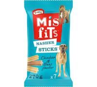 Misfits Nasher Sticks Dog Treats with Chicken and Beef - 270g