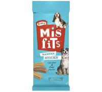 Misfits Nasher Sticks with Chicken & Beef Dog Treats - for Medium Dogs (175g)