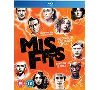 Misfits Complete Series 1-5 1 2 3 4 & 5 Blu Ray New & Sealed