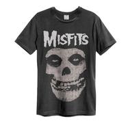 MISFITS SKULL AMPLIFIED VINTAGE CHARCOAL X LARGE - T-shirt