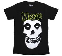 Misfits Skull & Band Logo T-Shirt in Black | Size: Small Misfits Black S