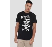 Misfits - Skull & Crossbones T-Shirt, Black | Size: 3XL Misfits Black 3XL
