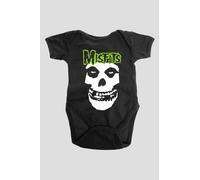 Misfits Skull & Logo Baby Grow in Black | Size: 24 m Misfits Black 24 m