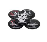 Misfits Skull Unisex Badge Set multicolour, metal,