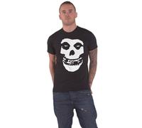 Misfits T Shirt Classic Fiend Skull band logo design Official Mens Black