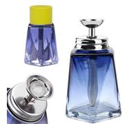 Misforu 5 Oz/ 150ml Nail Polish Remover Pump Empty Dispenser Bottle Push Down Glass Empty Pump Dispenser for Nail Polish Alcohol Makeup Remover Refillable Bottle Acetone Pump Dispenser