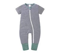 MisFox Baby Unisex Pajamas One Piece Sleepsuits Short Sleeve Footless Cartoon Onesie Comfortable Fancy Romper