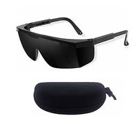 MisFun Laser Safety Glasses, Safety Glasses with Glasses Case, UV Protective Glasses IPL 190nm-2000nm, Anti-Glare Glasses Laser Glasses for Beauty, Laser Hair Removal, Rust Removal, Engraving Machines