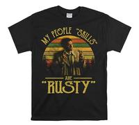 Misha Collins My People Skills are Rusty Vintage T-Shirt, Movies Quote Unisex Tshirt Black