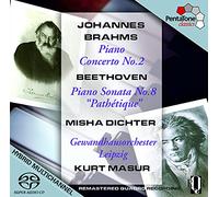 Misha Dichter; Kurt Masur; - Brahms; Beethoven: Klavierkon.