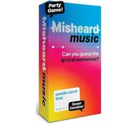 Misheard Music-Guess The Lyric Nonsense, The Music Party Game Guess The Song or Artist, 500 Lyrical Nonsense Cards Fast-Paced Family Card Game