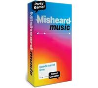 Misheard Music-The Lyric Nonsense, The Music Party Game and The Song or Artist, 500 Lyrical Nonsense Cards Fast-Paced Family Card Game