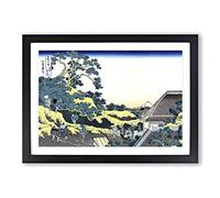 Mishima Pass by Katsushika Hokusai Framed Print | A2 Black Framed Wall Art | Ready to Hang | Asian Nature Picture | Living Room Bedroom Lounge Office