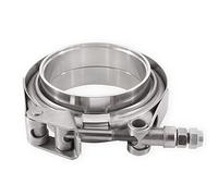 Mishimoto MMCLAMP-VS-15 Stainless Steel V-Band Clamp, 1.5" (38.1mm), Silver
