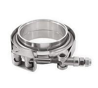 Mishimoto MMCLAMP-VS-35 Stainless Steel V-Band Clamp w/Flanges, 3.5" (88.9mm)