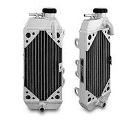 Mishimoto MMDB-WR250F-01RX 03-05 Braced Aluminium Dirt Bike Radiator, Compatible With Yamaha YZ250F / 03-06 WR250F Silver
