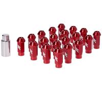 Mishimoto MMLG-15-LOCKRD Aluminum Locking Lug Nuts, M12 x 1.5, Red