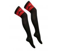 MISHOO 1 Ladies Over-the-Knee Socks, Thigh High Stockings for Ladies, Long Tube Style, Women Girls Stylish Stripes Comfortaible daily Wear Socks Black Star OTK