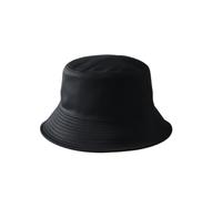 MISHOO® Kids Summer Sun Hat, Packable Unisex Kids Bucket Hat, Reversible Boys, Girls Cotton Fishing, Camping, Hiking, Traveling, Baseball Cap One Size 54 Cm Black