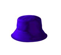 MISHOO® Kids Summer Sun Hat, Packable Unisex Kids Bucket Hat, Reversible Boys, Girls Cotton Fishing, Camping, Hiking, Traveling, Baseball Cap One Size 54 Cm Royal Blue